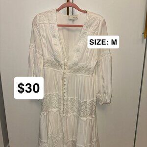 Pinch White Lace Dress